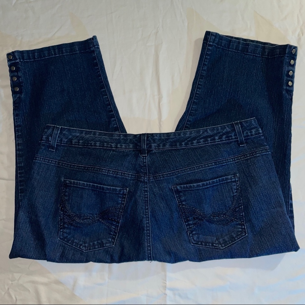 Bandolino crop jeans size 18 W - Picture 5 of 6